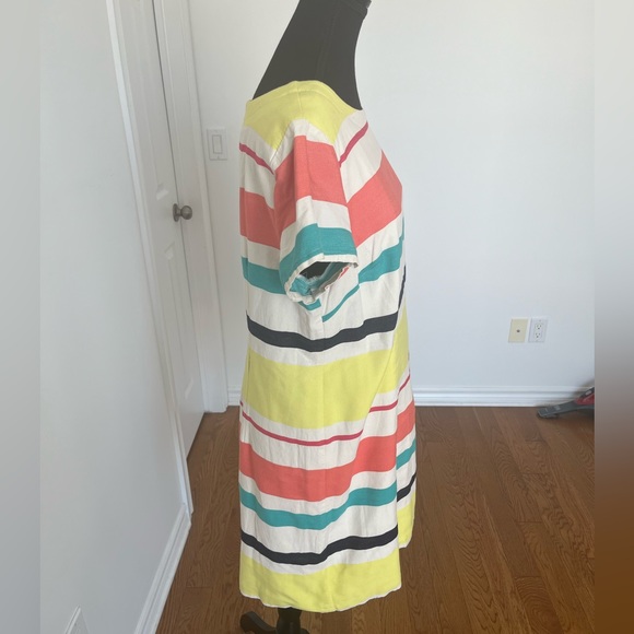 TOMMY HILFIGER Multicolour Linen Shift Dress - Picture 3 of 5
